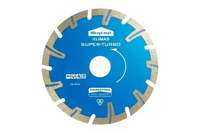 Diamantový řezný kotouč nejvyšší kvality SUPER-TURBO 180 x 22,23 mm na kámen, beton, cihlu