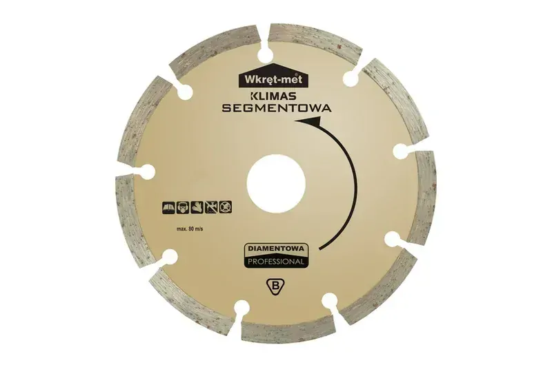 Diamantový řezný kotouč segmentový PROFESSIONAL 125 x 22,23 mm na kámen, beton, cihlu