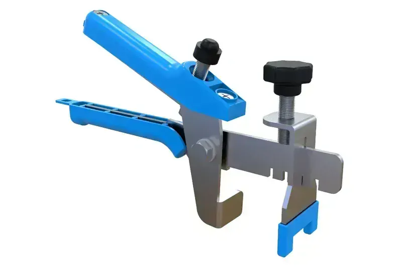 Nivelační profi set 1,5 mm pro dlažbu 3-12 mm (201 ks) 100 spon, 100 klínů, 1 kleště v krabici SYSTEM LEVELING