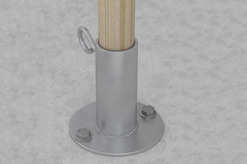 Tvrzený šroub do betonu 7,5 x 80 mm šestihranná hlava s límcem SW10 (50 ks/bal)