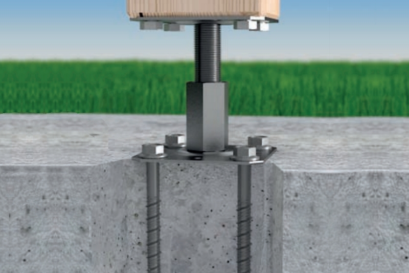 Tvrzený šroub do betonu 10,5 x 110 mm šestihranná hlava s límcem SW13 (50 ks/bal)