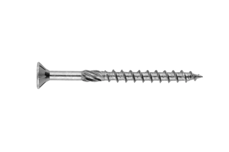 Konstrukční tesařský vrut BÍLÝ zinek 5x60 TORX T25 Zn ZH zápustná hlava (200 ks/bal)