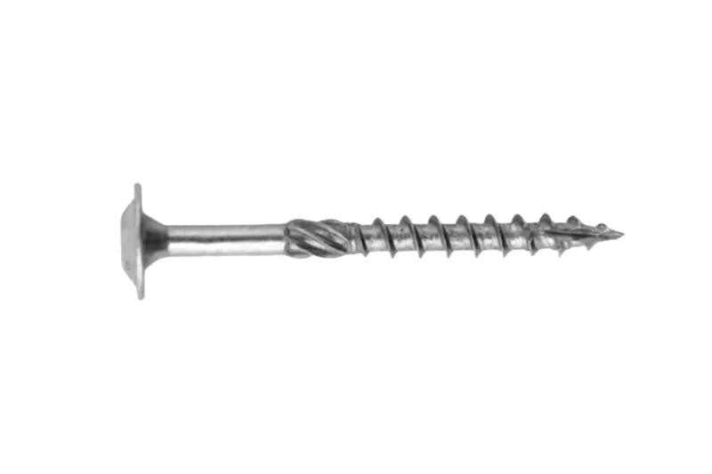 Konstrukční tesařský vrut BÍLÝ zinek 5x70 TORX T25 Zn TH talířová hlava (200 ks/bal)