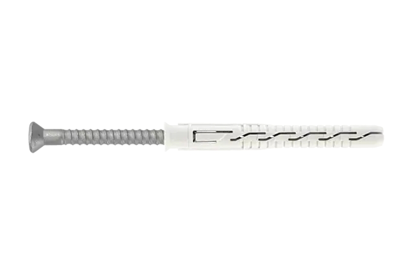 Vrut do betonu 7x205 mm TORX T40 ZH s rámovou hmoždinkou 10x200 mm se zápustným límcem (25 ks/bal)