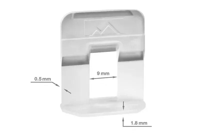 Spony 0,5 mm pro systém vyrovnávání dlaždic LEVELIZE (100 ks)