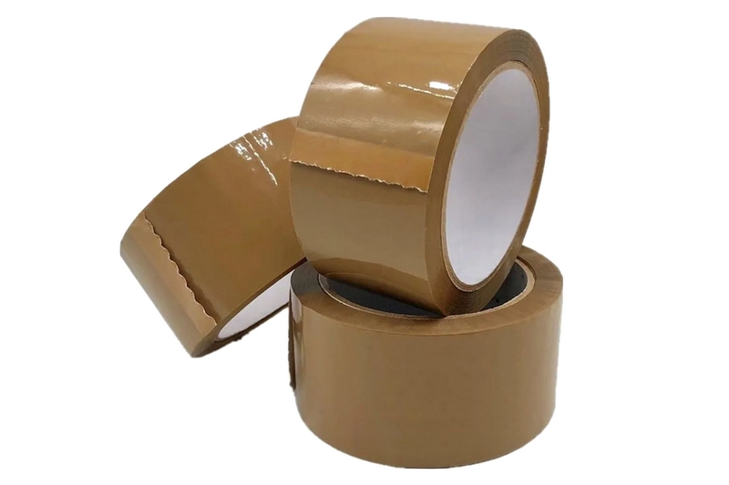 Hnědá akrylová lepicí páska havana 48/66 (48 mm x 66 m)