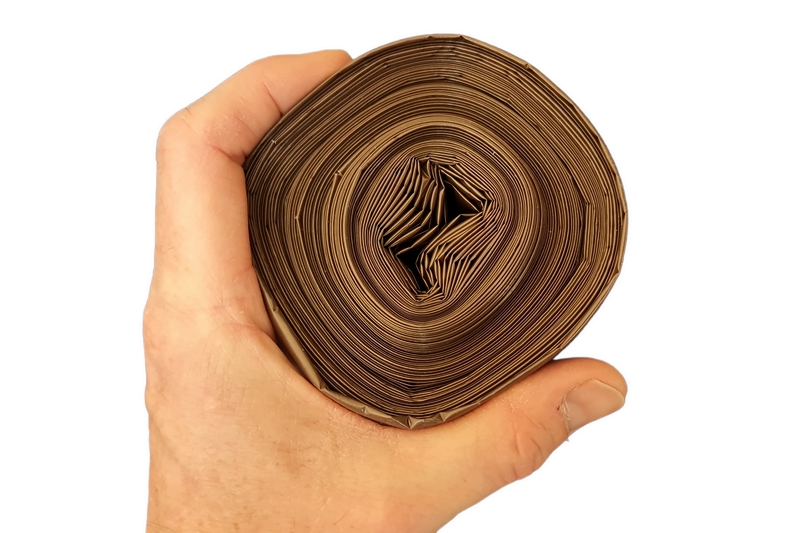 Hnědý pevný pytel 240 l na bioodpad 50 µm (10 ks/bal)