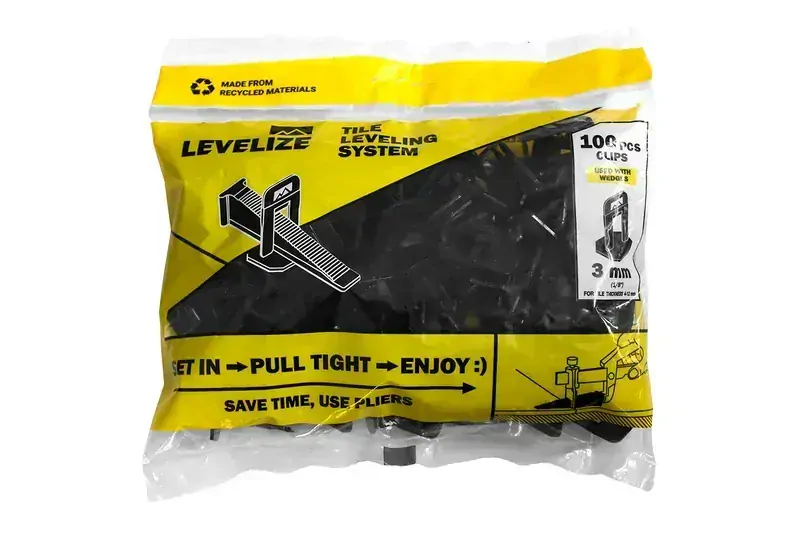 Spony 3 mm pro systém vyrovnávání dlaždic LEVELIZE (100 ks)