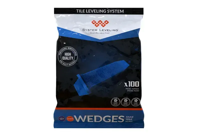 Nivelační profi klíny na vyrovnání dlažby (100 ks) SYSTEM LEVELING