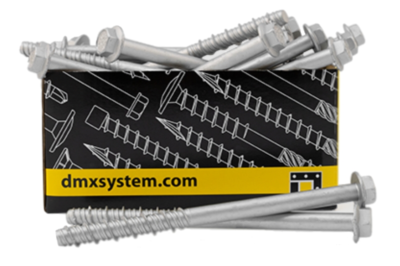 Tvrzený šroub do betonu 10,5 x 110 mm šestihranná hlava s límcem SW13 (50 ks/bal)