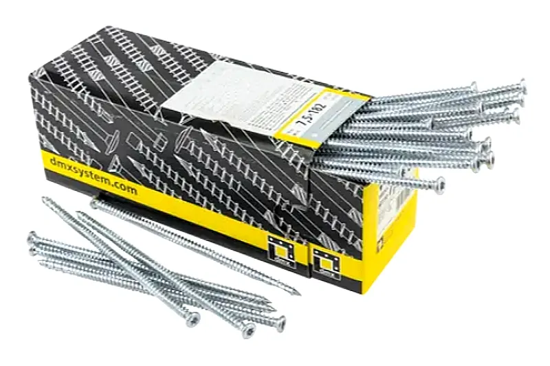 Kotevní turbošroub 7,5x182 TORX T30 stříbrný Zn zápustná hlava (100 ks/bal)