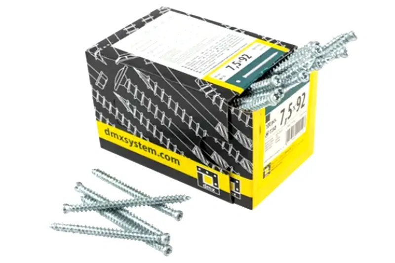 Kotevní turbošroub 7,5x92 TORX T30 stříbrný Zn válcová hlava (100 ks/bal)