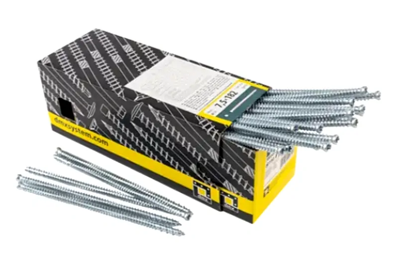 Kotevní turbošroub 7,5x182 TORX T30 stříbrný Zn válcová hlava (100 ks/bal)