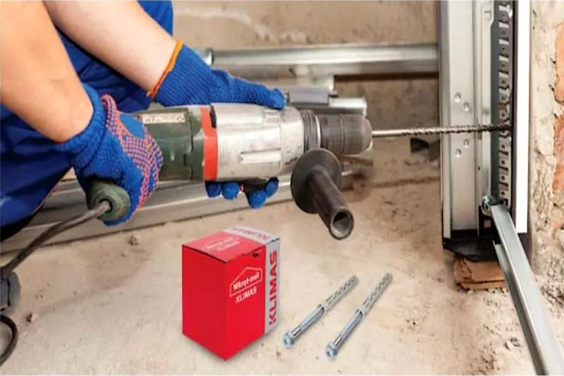 Vrut do betonu 7x235 mm TORX T40 ZH s rámovou hmoždinkou 10x230 mm se zápustným límcem (25 ks/bal)