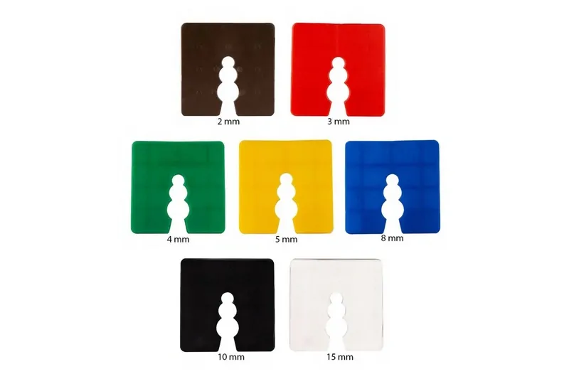 Plastové distanční montážní podložky 3 mm (50 ks)