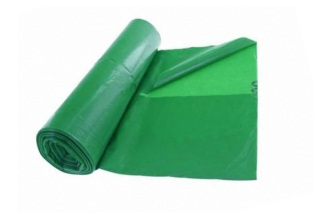 Zelený extra pevný odpadový LDPE pytel na tříděné sklo 80 µm / 240 l (5 ks/bal)