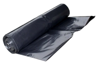 Černý extra pevný odpadový LDPE pytel na směsný odpad 80 µm / 240 l (5 ks/bal)