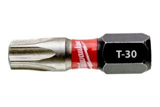 Nárazový bit Milwaukee SHOCKWAVE™ IMPACT DUTY 1/4" TORX T30 x 25 mm