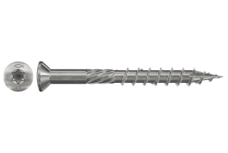 Terasový vrut FISCHER 5x50 TORX T20 NEREZ A2 zápustná hlava (500 ks/bal)