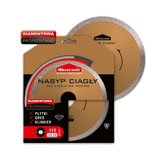 Diamantový řezný kotouč celoobvodový PROFESSIONAL 115 x 22,23 mm na obklady a dlažbu, gres, klinker
