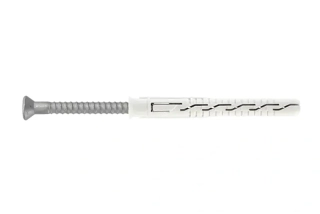 Vrut do betonu 7x165 mm TORX T40 ZH s rámovou hmoždinkou 10x160 mm se zápustným límcem (25 ks/bal)