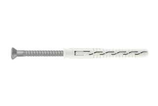 Vrut do betonu 7x85 mm TORX T40 ZH s rámovou hmoždinkou 10x80 mm se zápustným límcem (50 ks/bal)