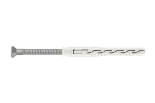 Vrut do betonu 6x125 mm TORX T30 ZH s rámovou hmoždinkou 8x120 mm se zápustným límcem (50 ks/bal)